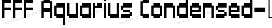 FFF Aquarius Condensed字体转换